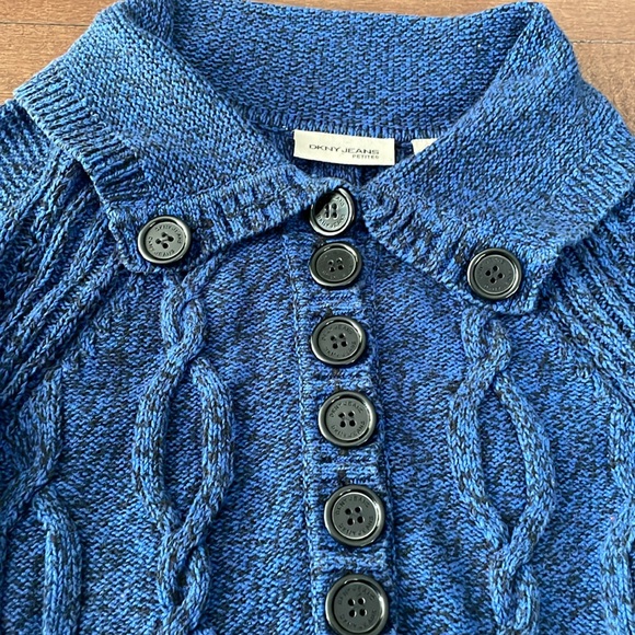 DKNY Jeans Blue Knit Sweater - Picture 3 of 7